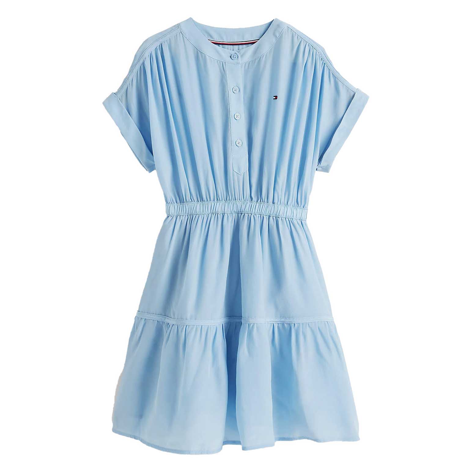 Tommy Hilfiger Half Button Flare Dress SS 3-7Y